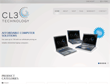 Tablet Screenshot of cl3technology.com